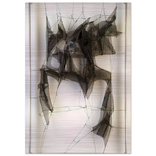 Metamorfosis Nocturno - 1960 - Manuel Rivera Brushed Aluminum Print - 70x100 cm / 28x40 inches | Manuel Rivera Aluminum Print | Manuel Rivera Prints