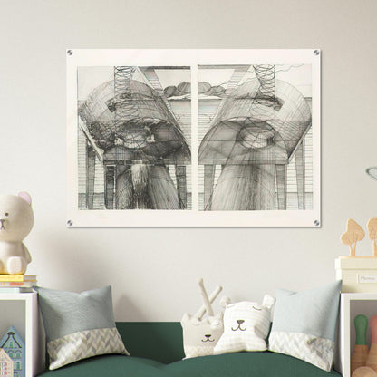 By the Sea - 1971 - Dieter Roth Acrylic Print - 70x100 cm / 28x40″ inches
