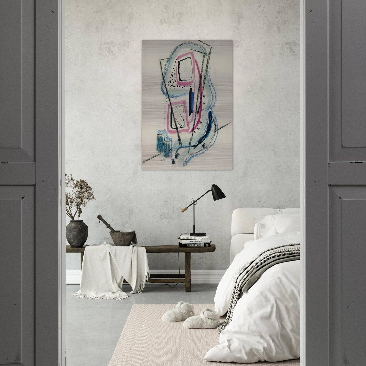XXV - 1940 - Anne Ryan Brushed Aluminum Print - 70x100 cm / 28x40 inches | Anne Ryan Aluminum Print | Anne Ryan Prints