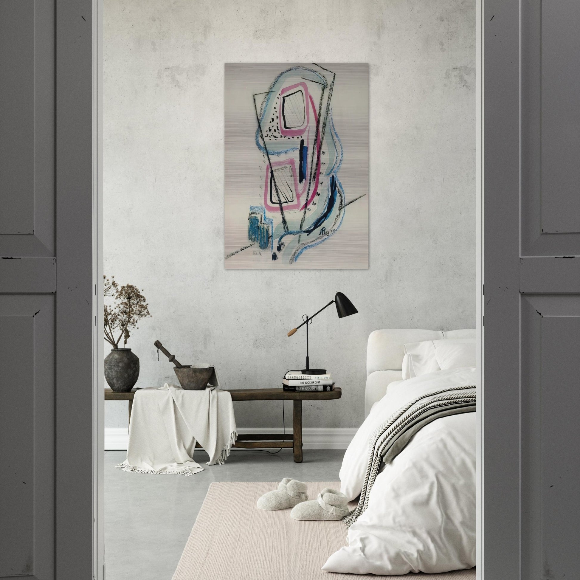 XXV - 1940 - Anne Ryan Brushed Aluminum Print - 70x100 cm / 28x40 inches | Anne Ryan Aluminum Print | Anne Ryan Prints