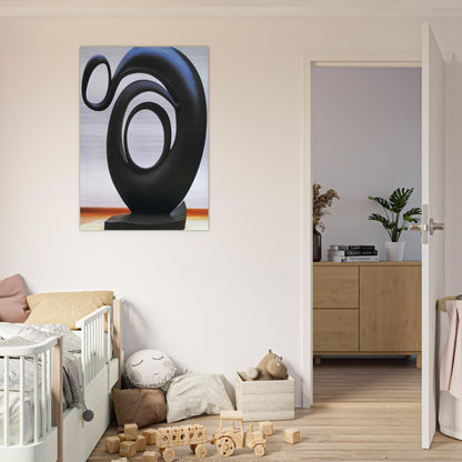 Abstraction - Georgia O'Keeffe Brushed Aluminum Print - 70x100 cm / 28x40 inches | Georgia O'Keeffe Aluminum Print | Georgia O'Keeffe Prints