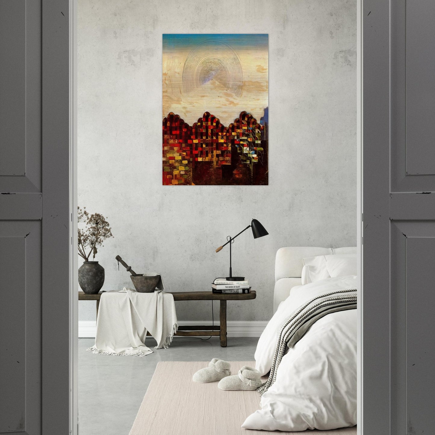Paris dream - Max Ernst Brushed Aluminum Print - 70x100 cm / 28x40 inches | Max Ernst Aluminum Print | Max Ernst Prints