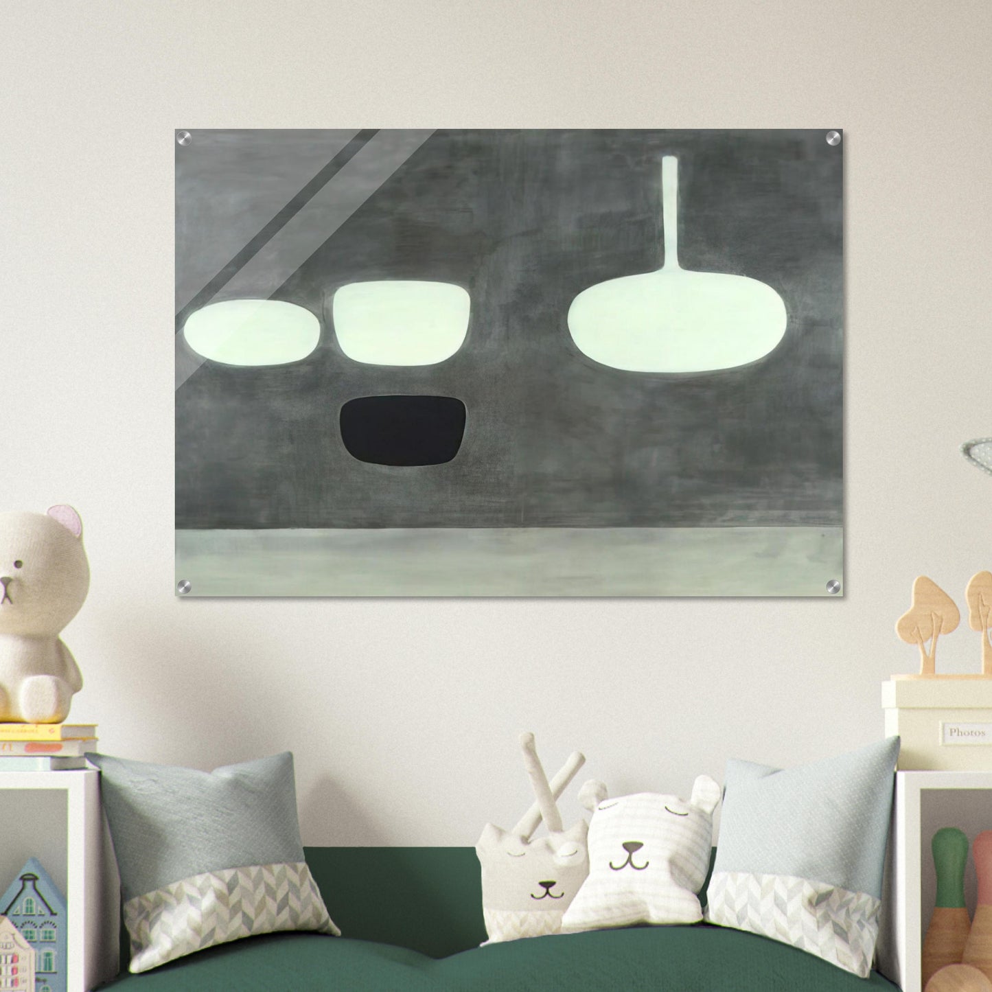 Grey Still Life - 1969 - William Scott Acrylic Print - 70x100 cm / 28x40″ inches | William Scott Wall Art | William Scott Prints