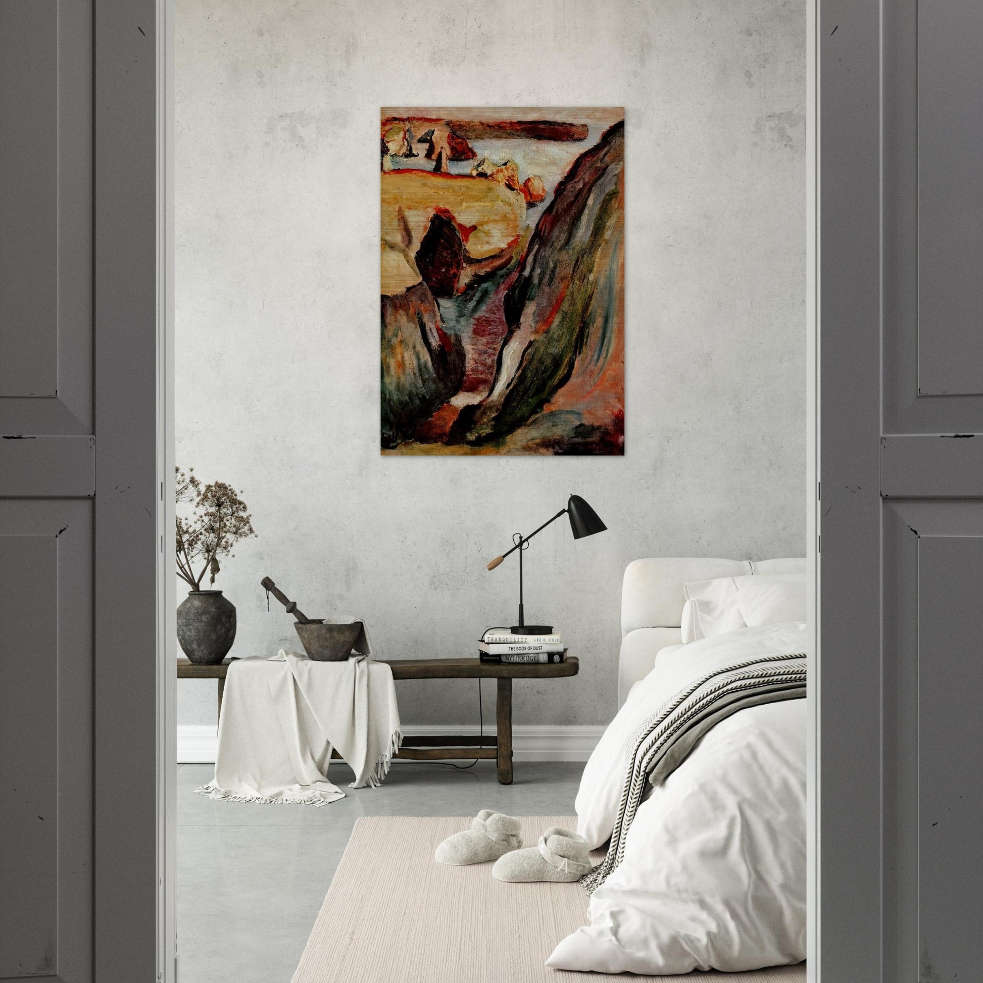 ROCHERS A BELLE ILE 1896 - Henri Matisse Brushed Aluminum Print - 70x100 cm / 28x40 inches | Henri Matisse Aluminum Print | Henri Matisse Prints