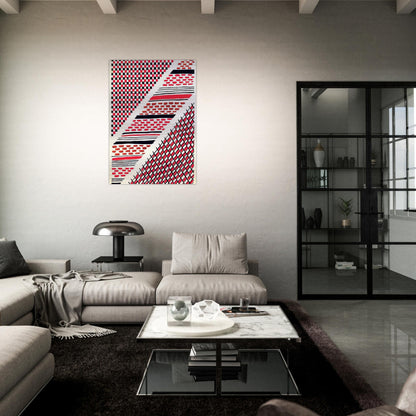 COMPOSITION 13 - Sonia Delaunay Brushed Aluminum Print - 70x100 cm / 28x40 inches | Sonia Delaunay Aluminum Print | Sonia Delaunay Prints