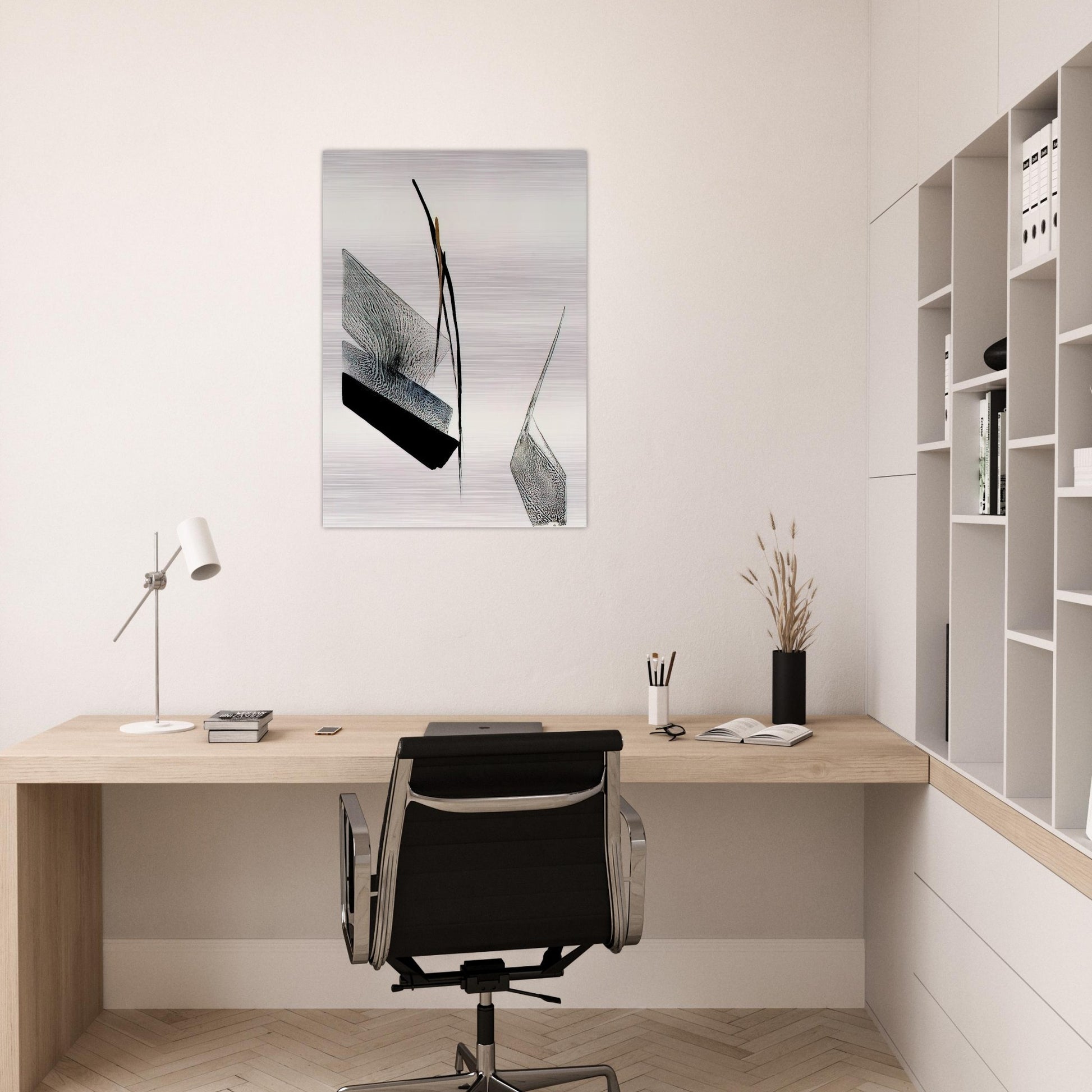 Rivage - Abstract Expressionism - Toko Shinoda Brushed Aluminum Print - 70x100 cm / 28x40 inches | Toko Shinoda Aluminum Print | Toko Shinoda Prints