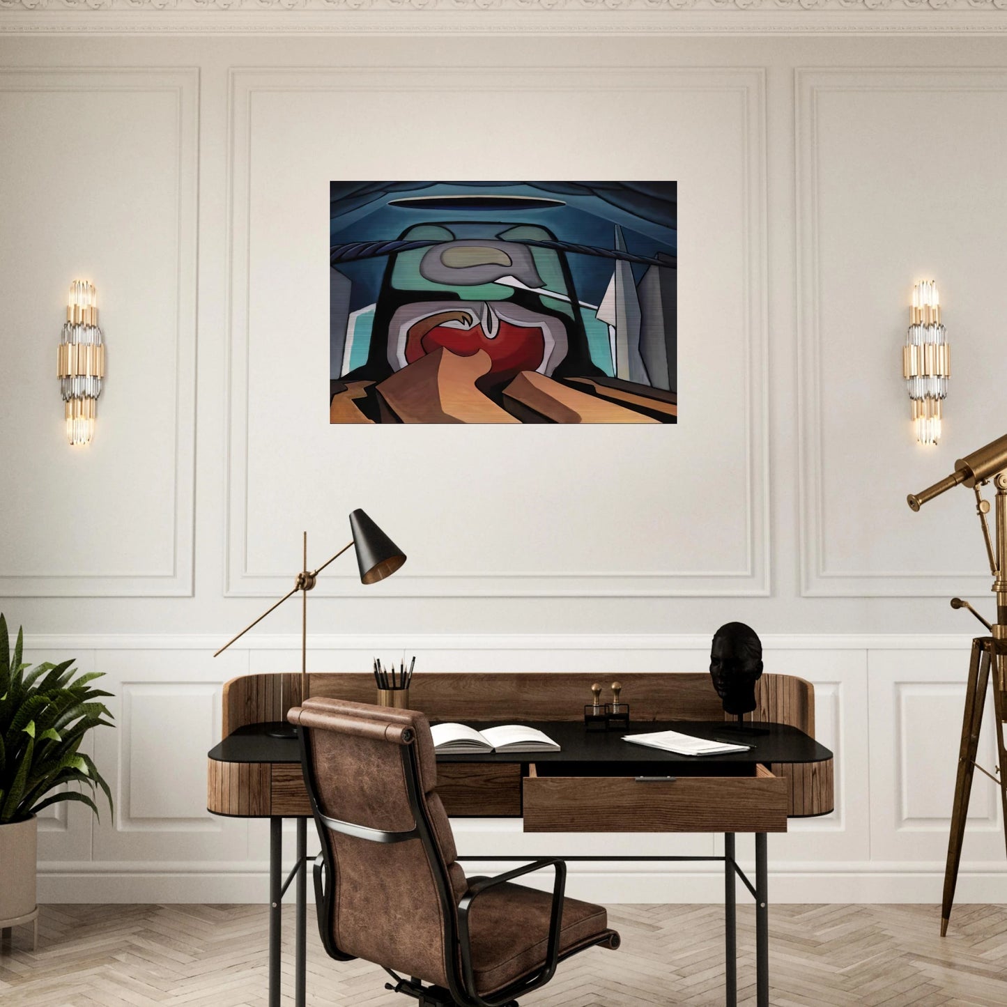 LSH 21 - 1942 - Lawren Harris Brushed Aluminum Print - 70x100 cm / 28x40 inches | Lawren Harris Aluminum Print | Lawren Harris Prints