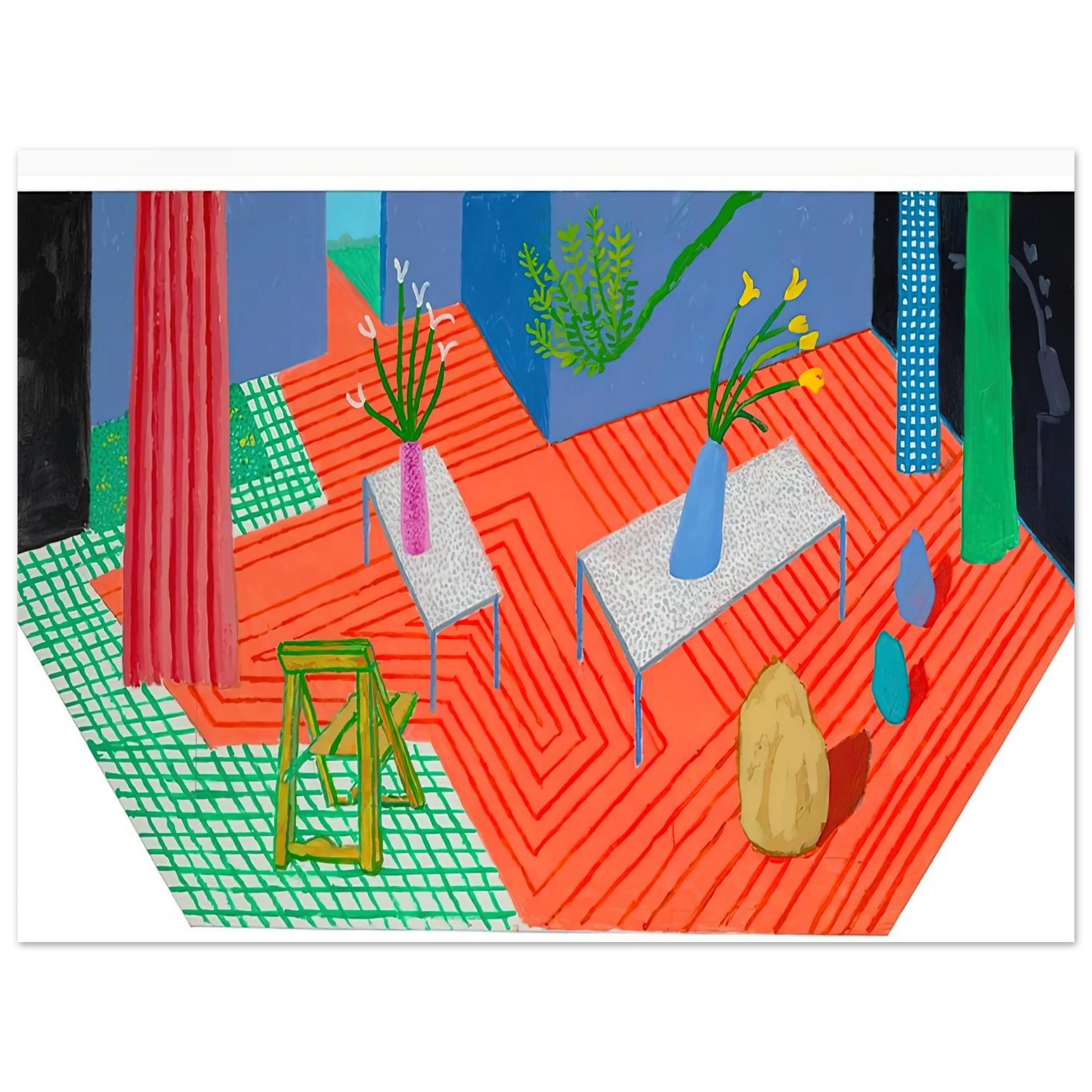 David Hockney - David Hockney Wall art - 50x70 cm / 20x28 inches - Fine Art Poster-canvas - -