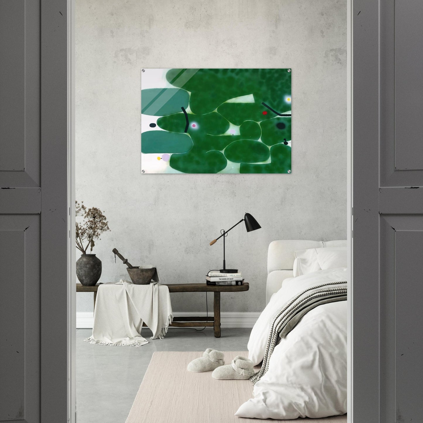 THE GREEN EARTH 1980 - Victor Pasmore Acrylic Print - 70x100 cm / 28x40″ inches | Victor Pasmore Wall Art | Victor Pasmore Prints