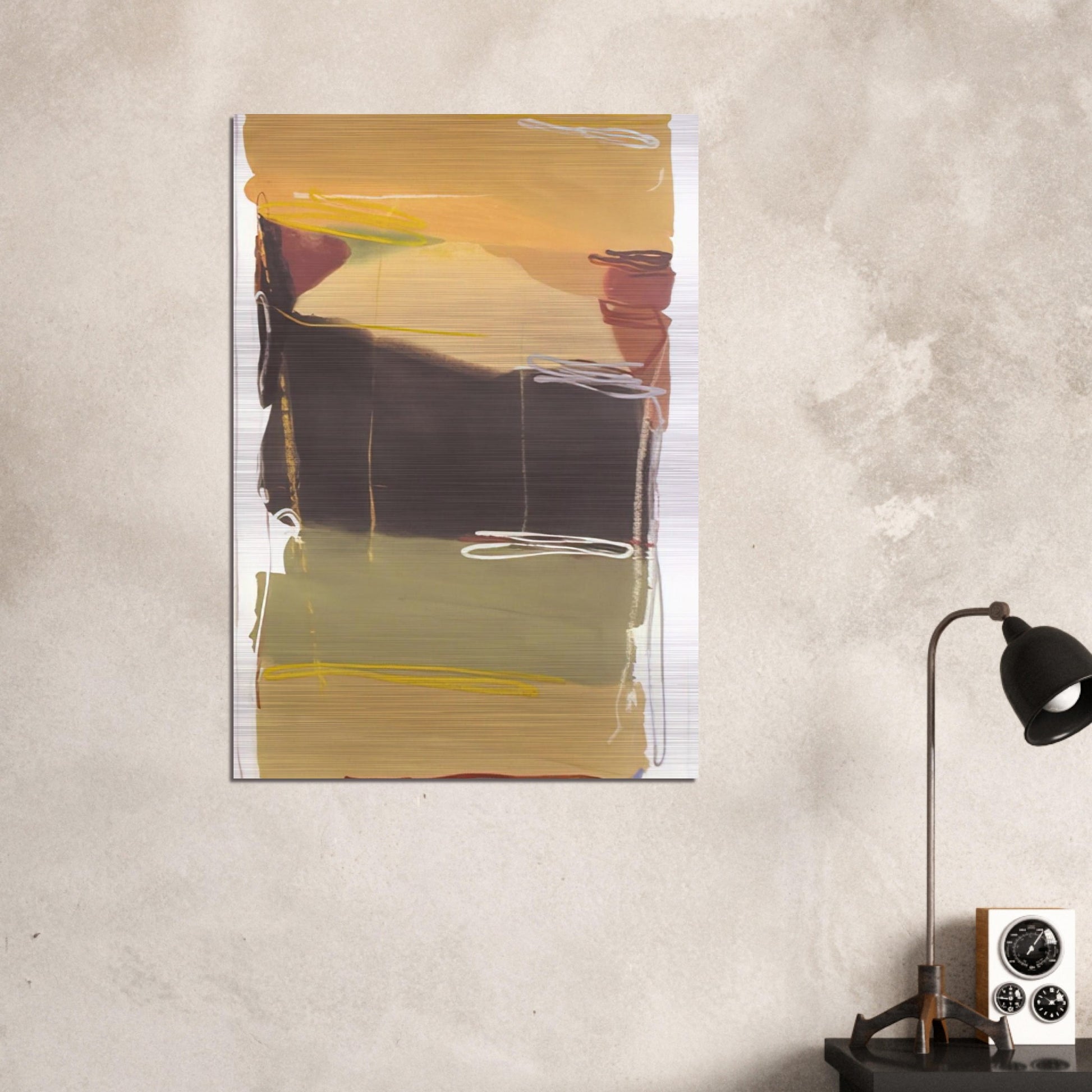Untitled - 1993 - Larry Zox Brushed Aluminum Print - 70x100 cm / 28x40 inches | Larry Zox Aluminum Print | Larry Zox Prints