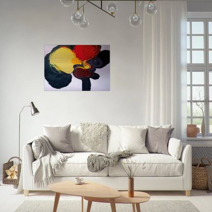 COMPOSITION 1965 - Luis Feito Brushed Aluminum Print - 70x100 cm / 28x40 inches | Luis Feito Aluminum Print | Luis Feito Prints
