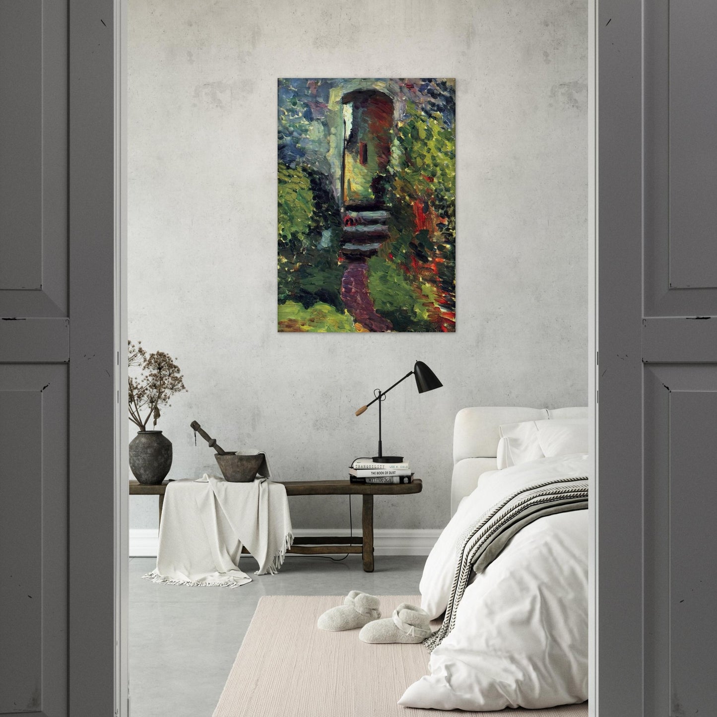 THE LITTLE GATE OF THE OLD MILL 1898 - Henri Matisse Brushed Aluminum Print - 70x100 cm / 28x40 inches | Henri Matisse Aluminum Print | Henri Matisse Prints