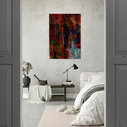 DARK - Gerhard Richter Brushed Aluminum Print - 70x100 cm / 28x40 inches | Gerhard Richter Aluminum Print | Gerhard Richter Prints