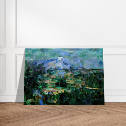 Montagne Sainte-Victoire from Lauves - Paul Cézanne Brushed Aluminum Print - 70x100 cm / 28x40 inches | Paul Cézanne Aluminum Print | Paul Cézanne Prints