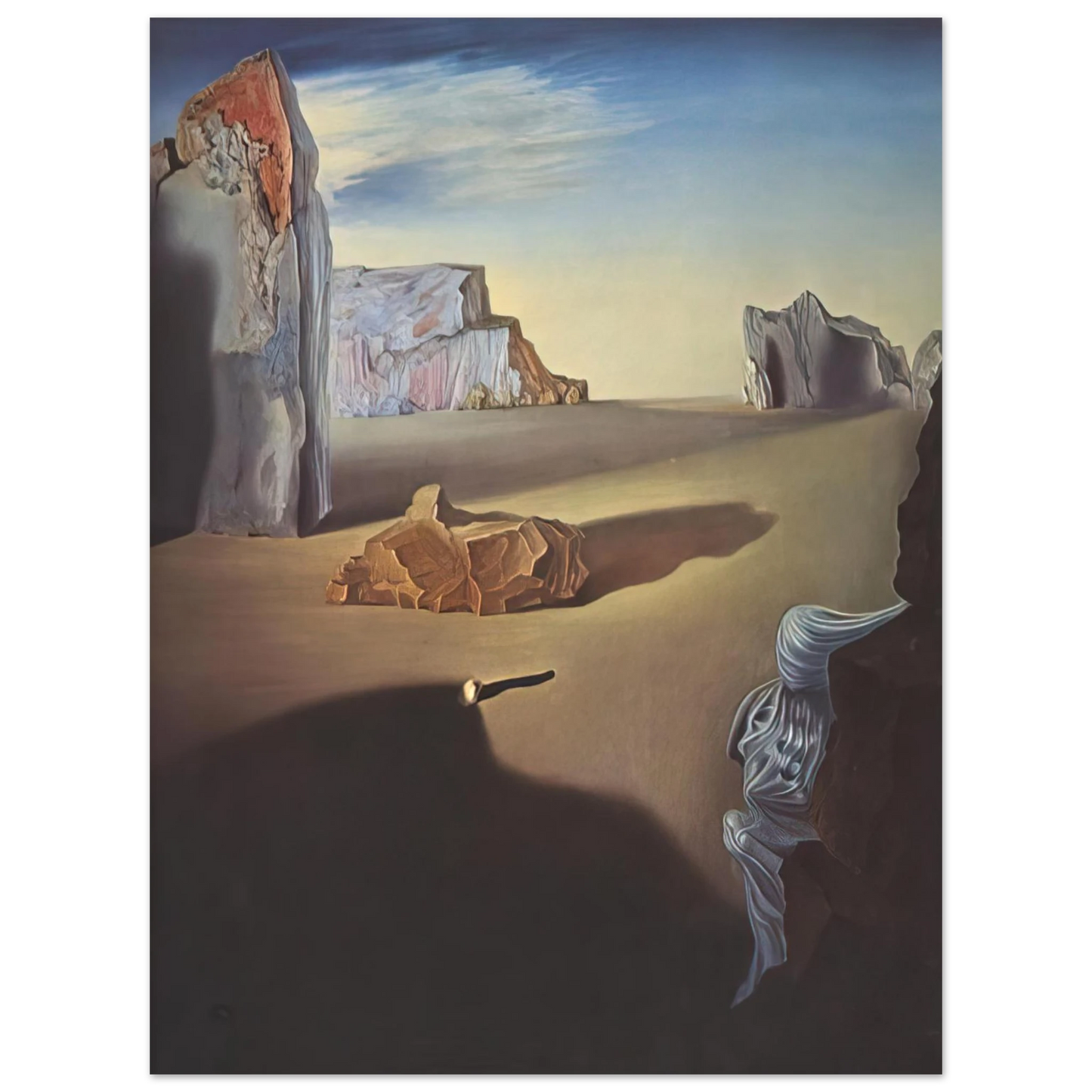 Salvador Dali - SHADES OF NIGHT DESCENDING  75x100 cm / 30x40inches Fine Art Poster