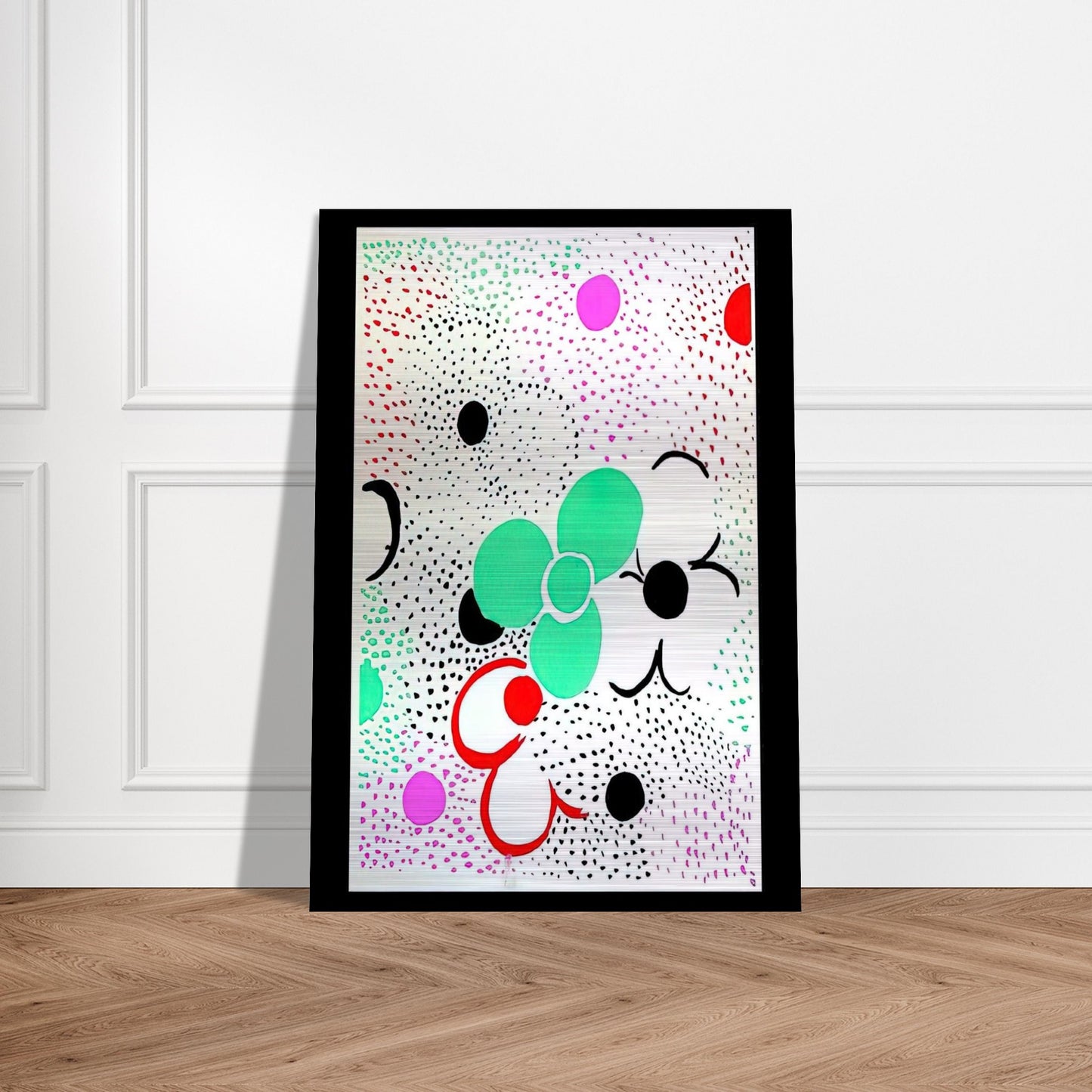 COMPOSITION - Sonia Delaunay Brushed Aluminum Print - 70x100 cm / 28x40 inches | Sonia Delaunay Aluminum Print | Sonia Delaunay Prints