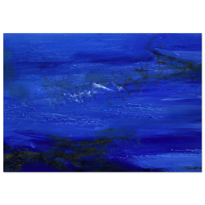 25 10 2002 2002 - Zao Wou-Ki Brushed Aluminum Print - 70x100 cm / 28x40 inches | Zao Wou-Ki Aluminum Print | Zao Wou-Ki Prints