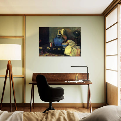 BLUE PITCHER - Henri Matisse Brushed Aluminum Print - 70x100 cm / 28x40 inches | Henri Matisse Aluminum Print | Henri Matisse Prints