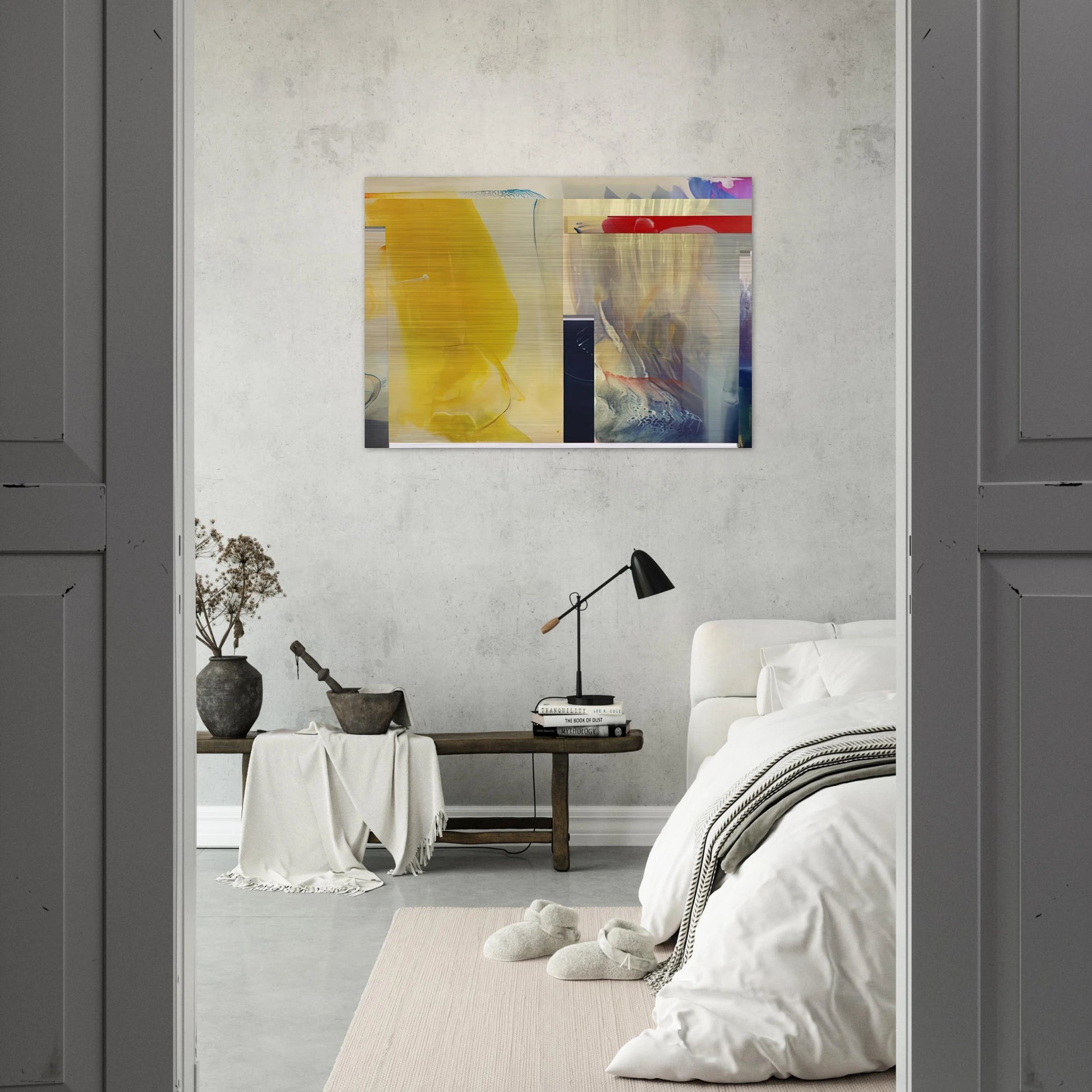 River Falls - Sam Gilliam Brushed Aluminum Print - 70x100 cm / 28x40 inches | Sam Gilliam Aluminum Print | Sam Gilliam Prints