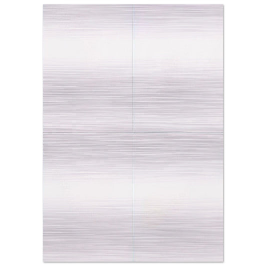 WHITE PAINTING FOUR PANEL 1951 - Robert Rauschenberg Brushed Aluminum Print - 70x100 cm / 28x40 inches | Robert Rauschenberg Aluminum Print | Robert Rauschenberg Prints