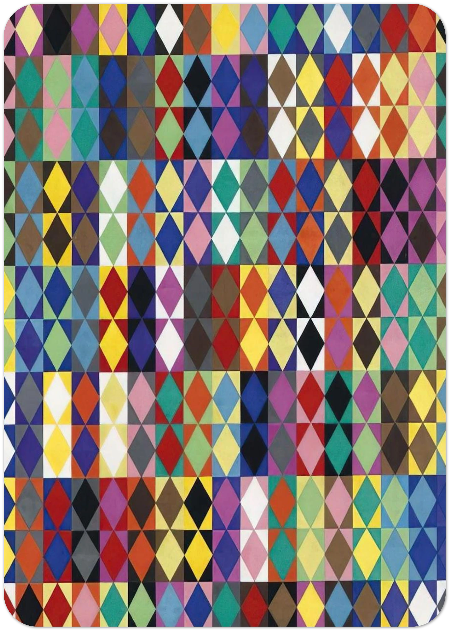 238 combinazioni cromatiche con 16 colori moltiplicati fra loro - 1969 By Dadamaino Pack of 10 Post Cards | Dadamaino Post Cards | A6 (10.5 x 14.8 cm) - 4.1 x 5.8 inches