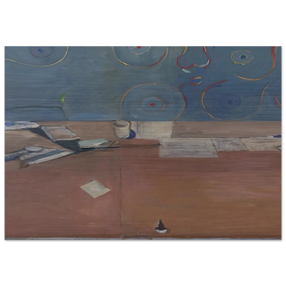 Large Still Life - Richard Diebenkorn Brushed Aluminum Print - 70x100 cm / 28x40 inches | Richard Diebenkorn Aluminum Print | Richard Diebenkorn Prints