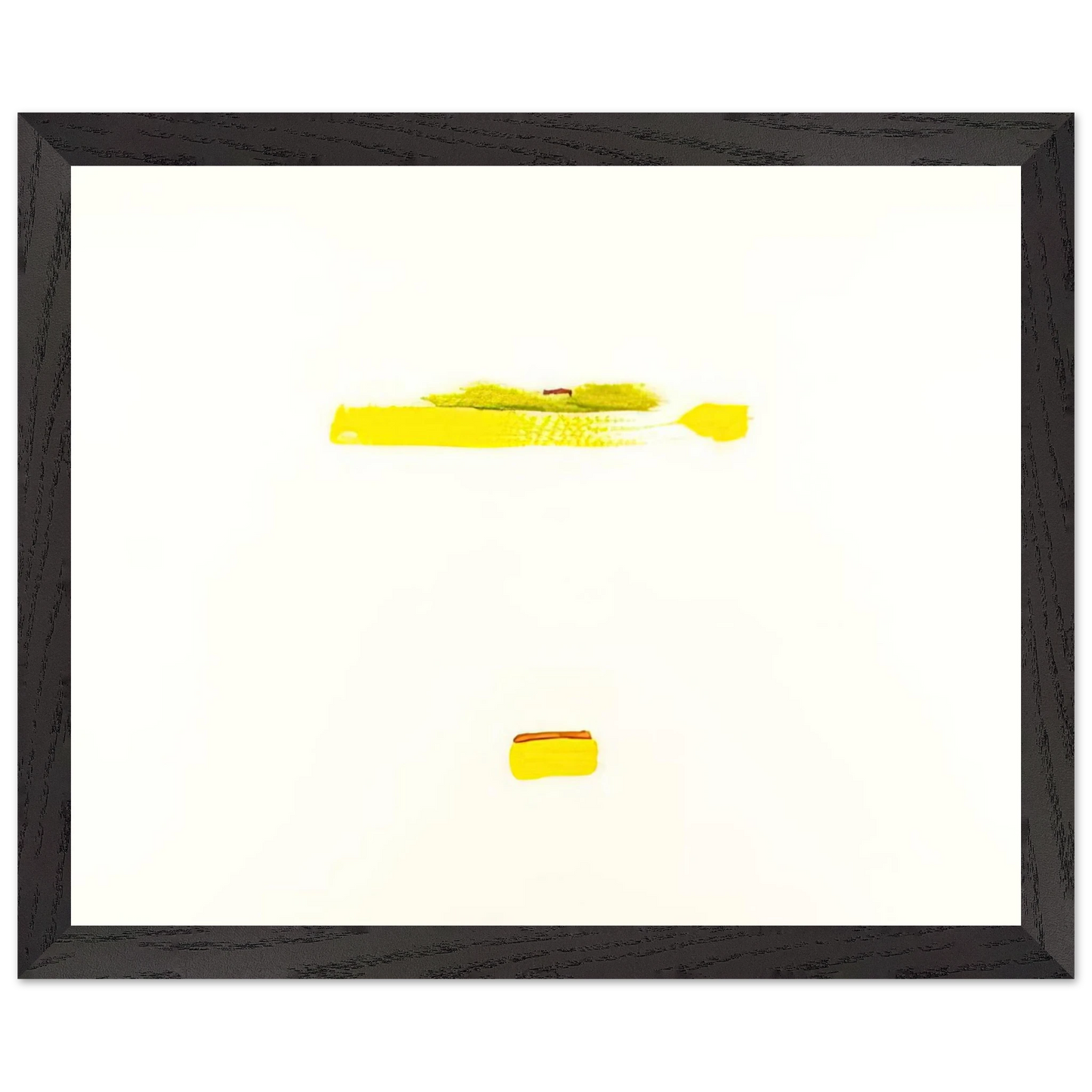 Helen Frankenthaler - New York III - 1972 Wall art - 30x45 cm / 12x18 inches - Premium Wooden Framed Poster With Fine Art Paper-canvas - Wood frame