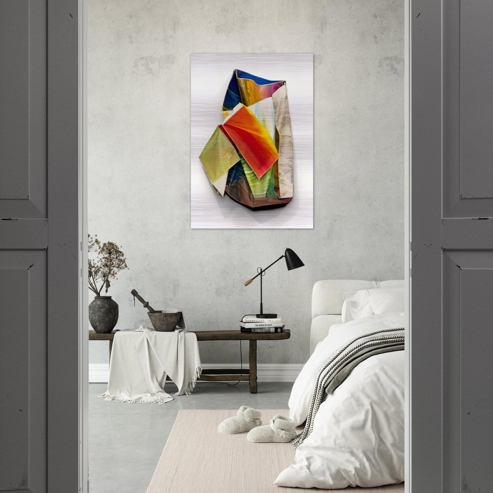 Sac 2 - Sam Gilliam Brushed Aluminum Print - 70x100 cm / 28x40 inches | Sam Gilliam Aluminum Print | Sam Gilliam Prints