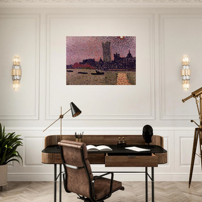 WESTMINSTER 1905 - Andre Derain Brushed Aluminum Print - 70x100 cm / 28x40 inches | Andre Derain Aluminum Print | Andre Derain Prints