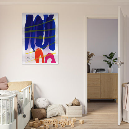 Alba - 1987 - Albert Irvin Brushed Aluminum Print - 70x100 cm / 28x40 inches | Albert Irvin Aluminum Print | Albert Irvin Prints