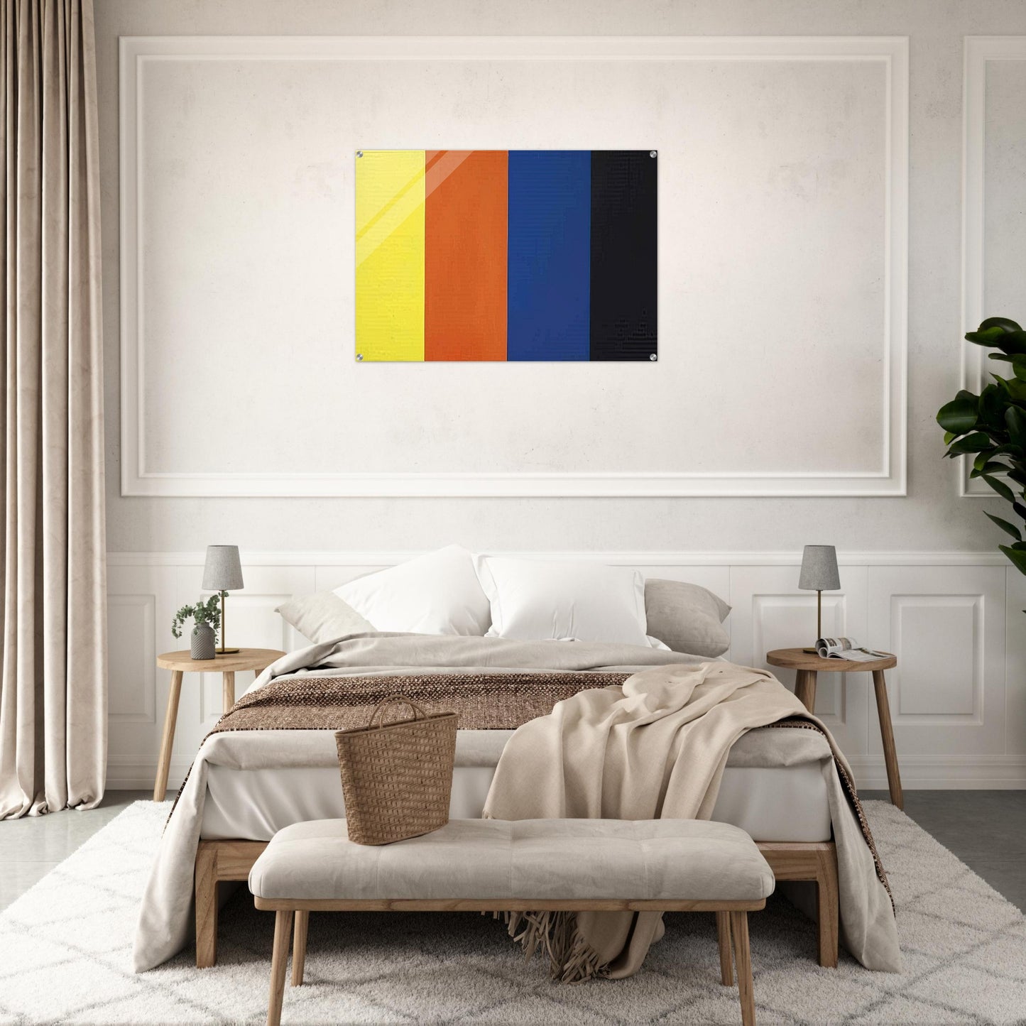Untitled farbfeld - 1986 - Gunther Forg Acrylic Print - 70x100 cm / 28x40″ inches