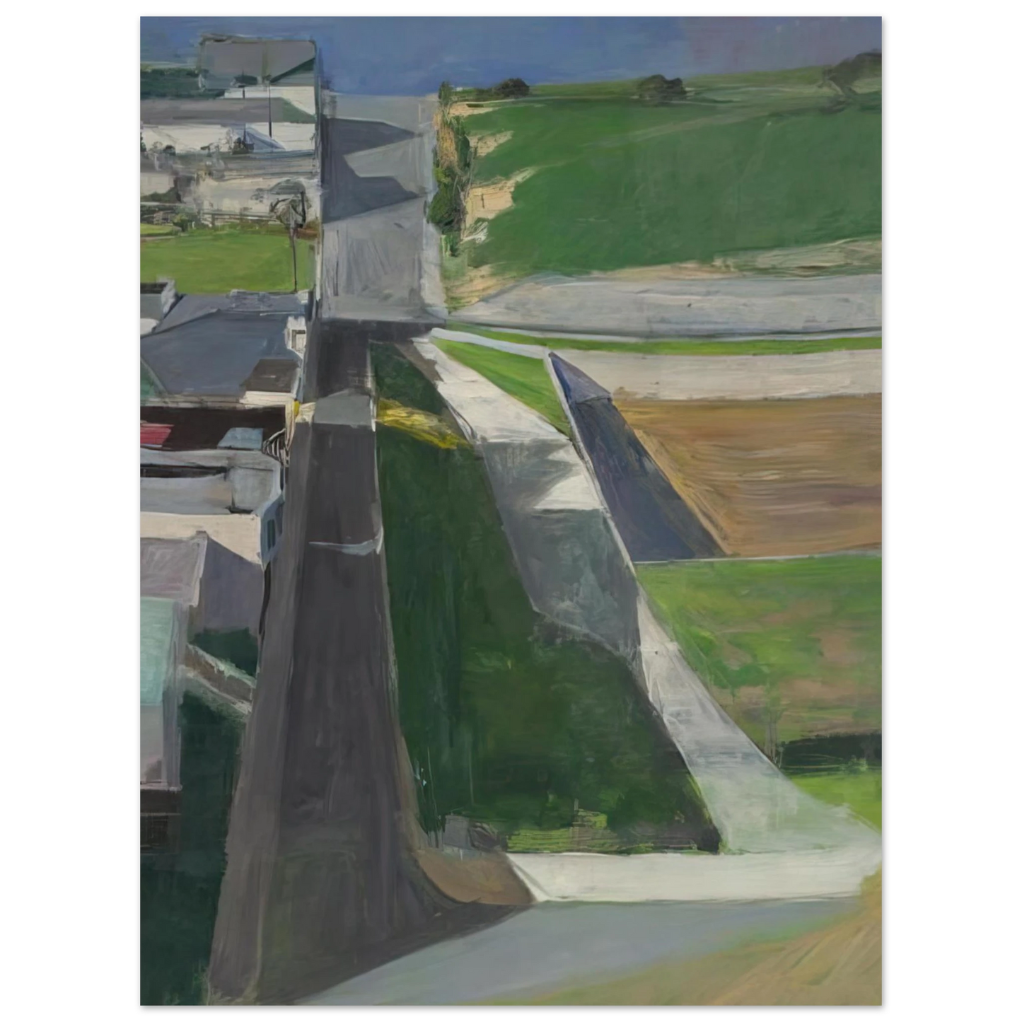 Richard Diebenkorn - Cityscape I  75x100 cm / 30x40inches Fine Art Poster