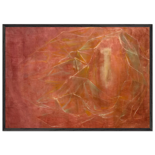 Vessel in a Drift of Diamond Light in the Sky of the Mind - 1944 - Morris Graves 70x100 cm / 28x40 inches Framed Art Print – Black Wooden Frame