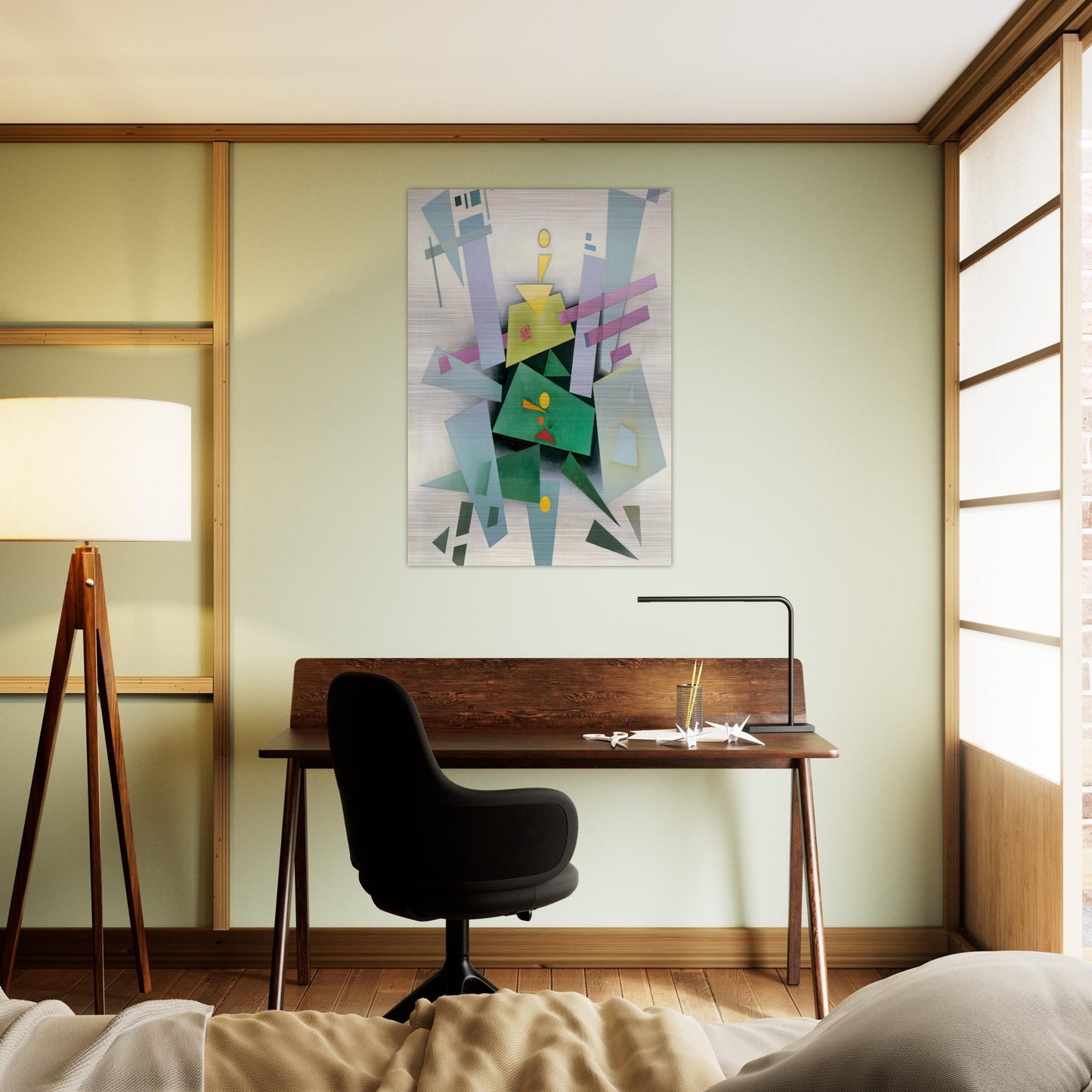 INVENTION COMPOSITION 31 1933 - Rudolf Bauer Brushed Aluminum Print - 70x100 cm / 28x40 inches | Rudolf Bauer Aluminum Print | Rudolf Bauer Prints
