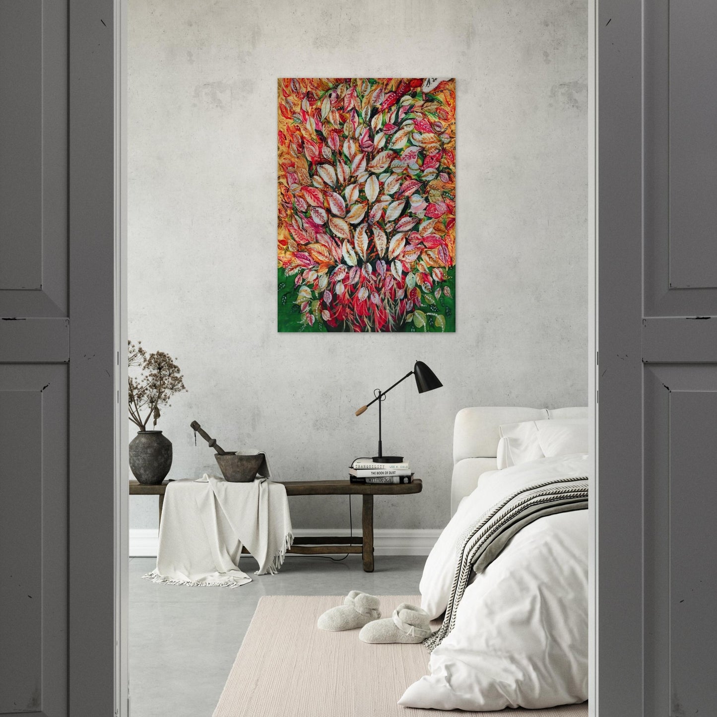 Feuilles - 1928 - Seraphine Louis Brushed Aluminum Print - 70x100 cm / 28x40 inches | Seraphine Louis Aluminum Print | Seraphine Louis Prints