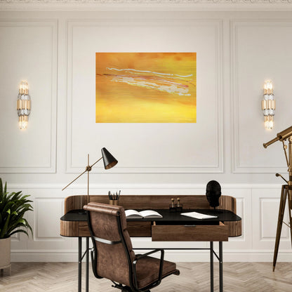 Spirit in the Sky - 1969 - Ronnie Landfield Brushed Aluminum Print - 70x100 cm / 28x40 inches | Ronnie Landfield Aluminum Print | Ronnie Landfield Prints