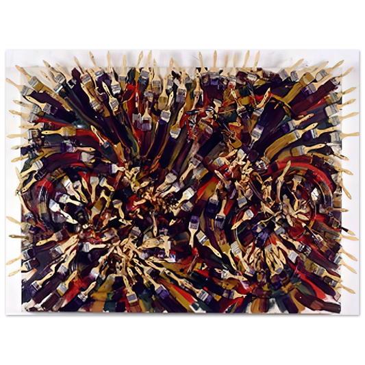 Arman - Untitled - 1995  75x100 cm / 30x40inches Fine Art Poster