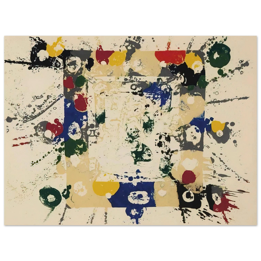 Sam Francis - Untitled  SF143S   75x100 cm / 30x40inches Fine Art Poster