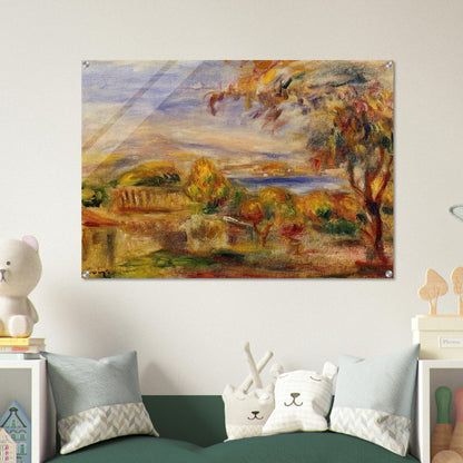 Landscape by the Sea - Pierre-Auguste Renoir Acrylic Print - 70x100 cm / 28x40″ inches | Pierre-Auguste Renoir Wall Art | Pierre-Auguste Renoir Prints