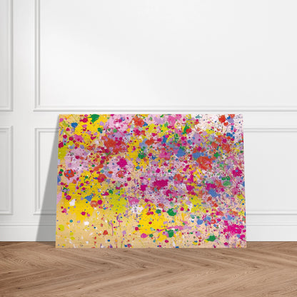Sweet Milky Way - 1969 - Walasse Ting Brushed Aluminum Print - 70x100 cm / 28x40 inches | Walasse Ting Aluminum Print | Walasse Ting Prints
