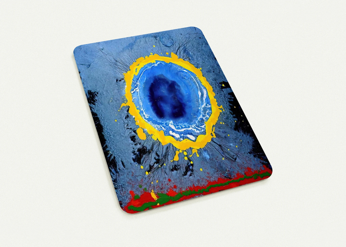 Moon's Milk - 2009 By John Hoyland Pack of 10 Post Cards | John Hoyland Post Cards | A6 (10.5 x 14.8 cm) - 4.1 x 5.8 inches