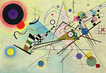 Composition 8 Art Print by Wassily Kandinsky | RedKalion