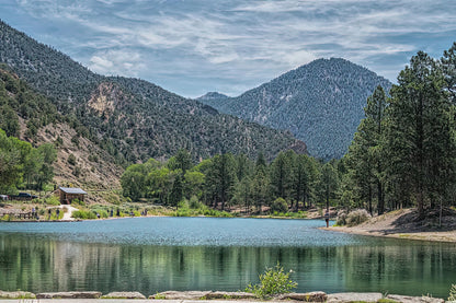 Eagle Rock Lake New Mexico Art Print | Premium Fine Art Print | RedKalion