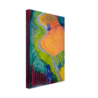 David Hockney Inspired Canvas Trio – Iconic Pop Art Bundle (Set of 3)
