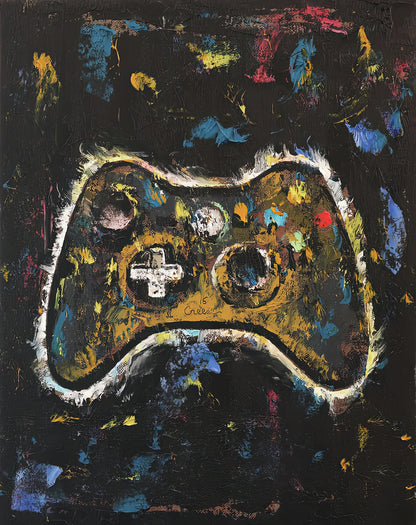 Gaming Painting Art Print | Premium Gamer Art | RedKalion