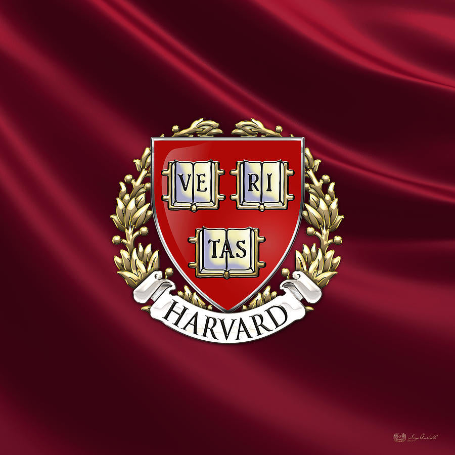 Harvard University Colors Art Print | Premium Fine Art Print | RedKalion