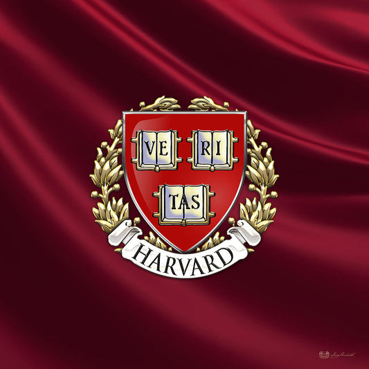 Harvard University Colors Art Print | Premium Fine Art Print | RedKalion