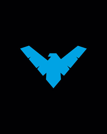 Nightwing Logo Art Print | Premium Fine Art Print | RedKalion