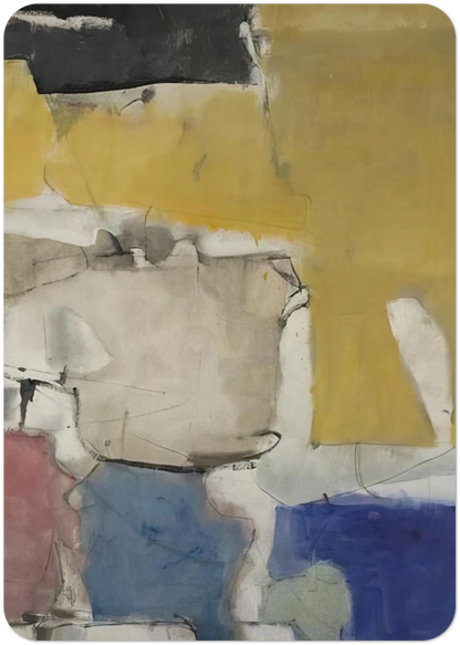 Albuquerque #9 By Richard Diebenkorn Pack of 10 Post Cards | Richard Diebenkorn Post Cards | A6 (10.5 x 14.8 cm) - 4.1 x 5.8 inches