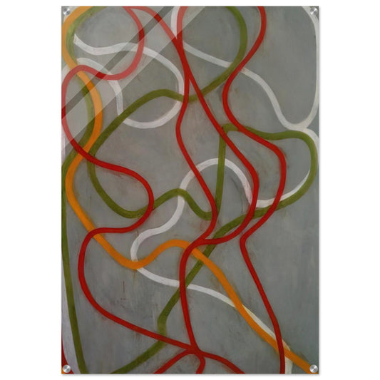 The Attended - 1999 - Brice Marden Acrylic Print - 70x100 cm / 28x40″ inches | Brice Marden Wall Art | Brice Marden Prints